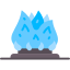 Gas Eine blau leuchtende Gasflamme © flaticon.com