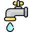 Wasserhahn Ein laufender Wasserhahn © flaticon.com