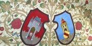 Das historische Wappen im Alten Rathaus der Stadt Oldenburg